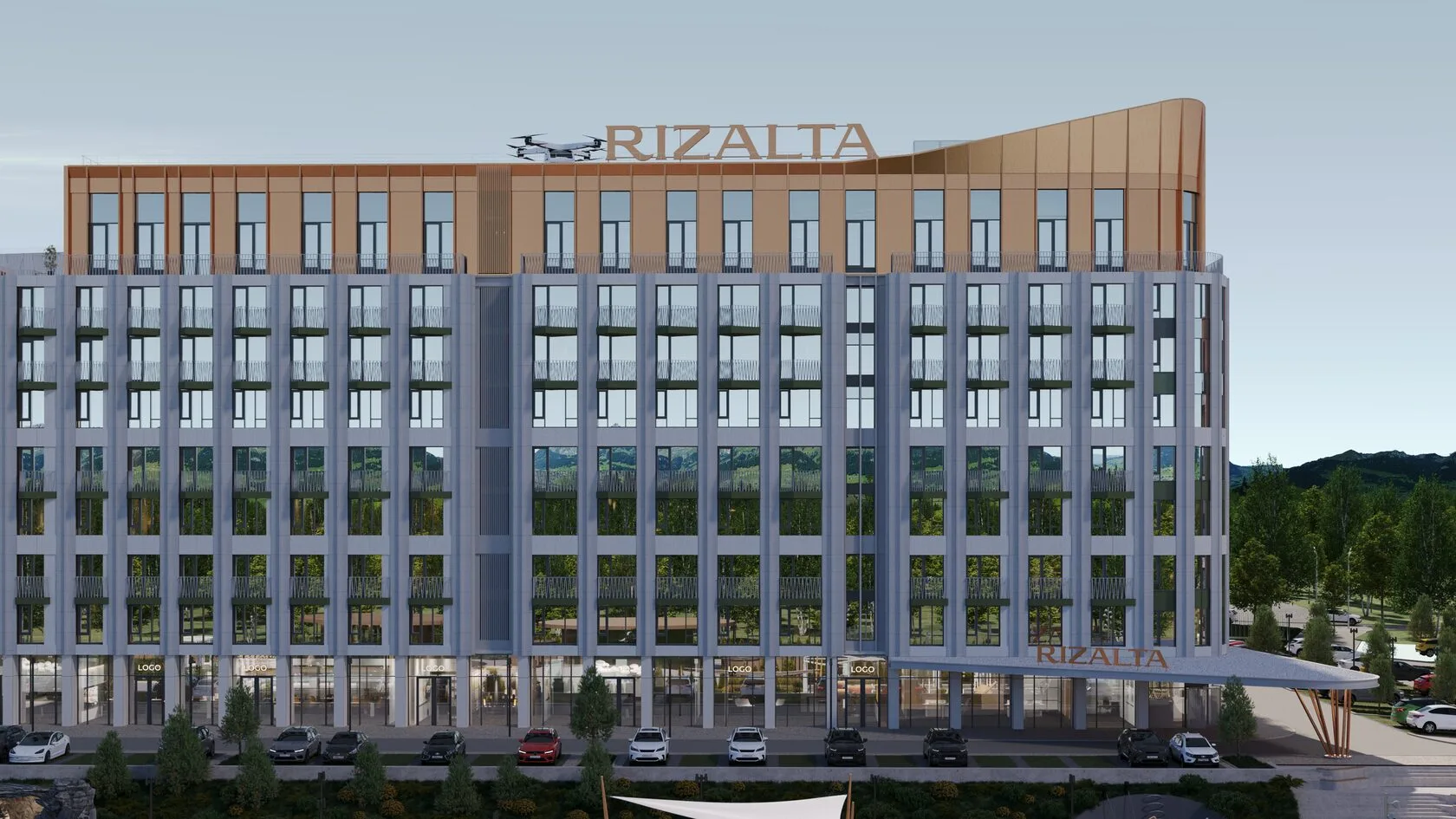 Фасад Rizalta Resort Belokurikha